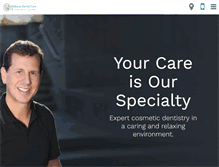 Tablet Screenshot of bellevuedentalcare.com